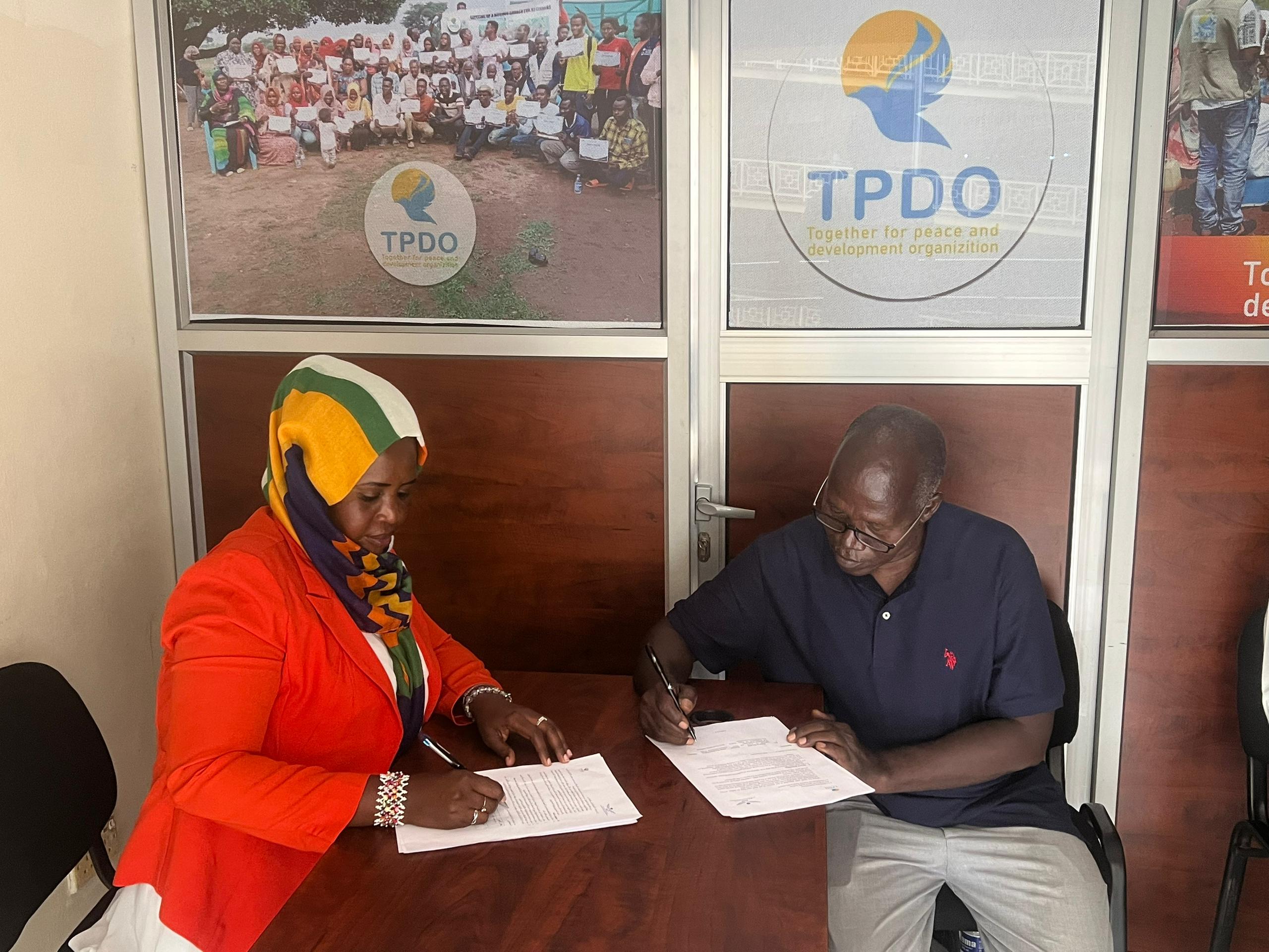 Signing of a Memorandum of Understanding between Together for Peace and Development Organization (TPDO) and Elephant for Peace and Community Development Organization (EOPCD) in Uganda